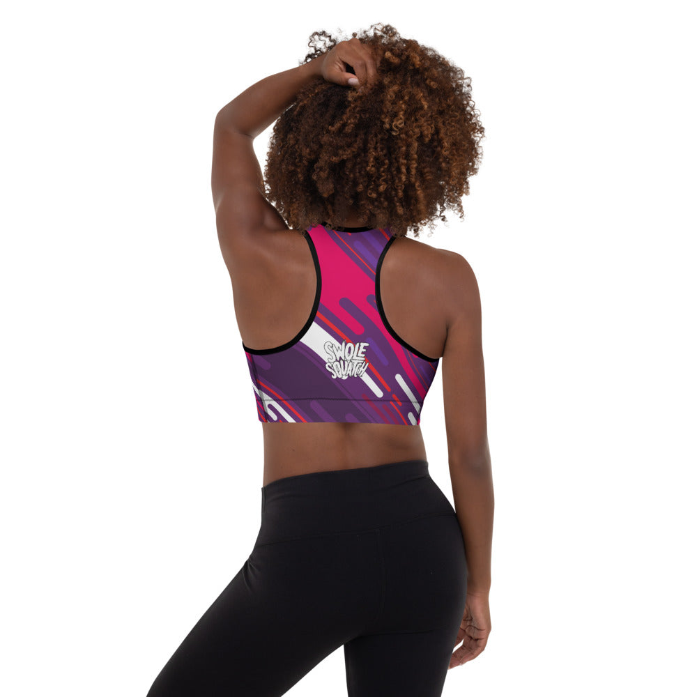 Distracted Padded Sports Bra