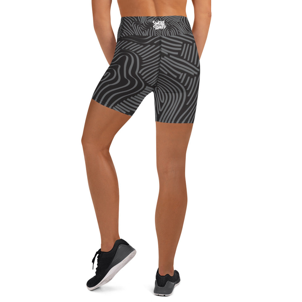 Fingerprint Yoga Shorts