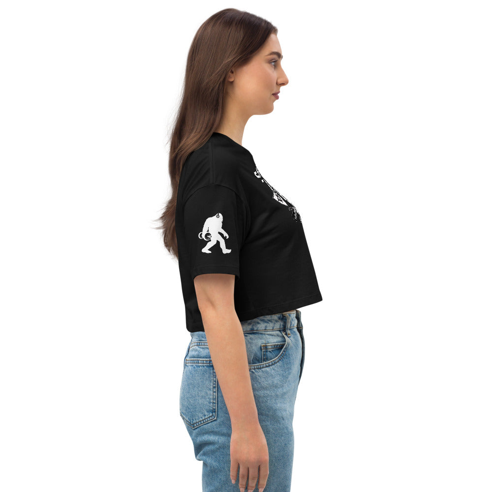 Cryptid Strength Women's oversized crop top