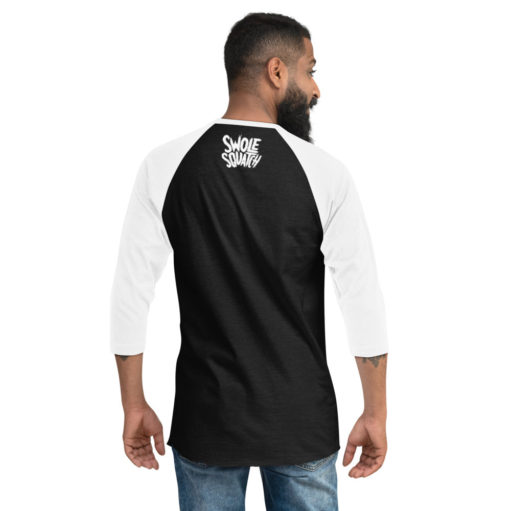 Iron 3/4 sleeve raglan shirt