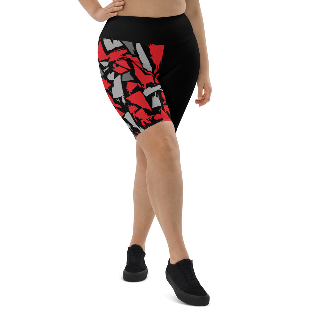 Red Camo Women's Pro Shorts