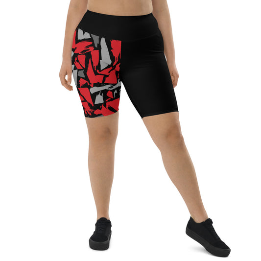 Red Camo Women's Pro Shorts