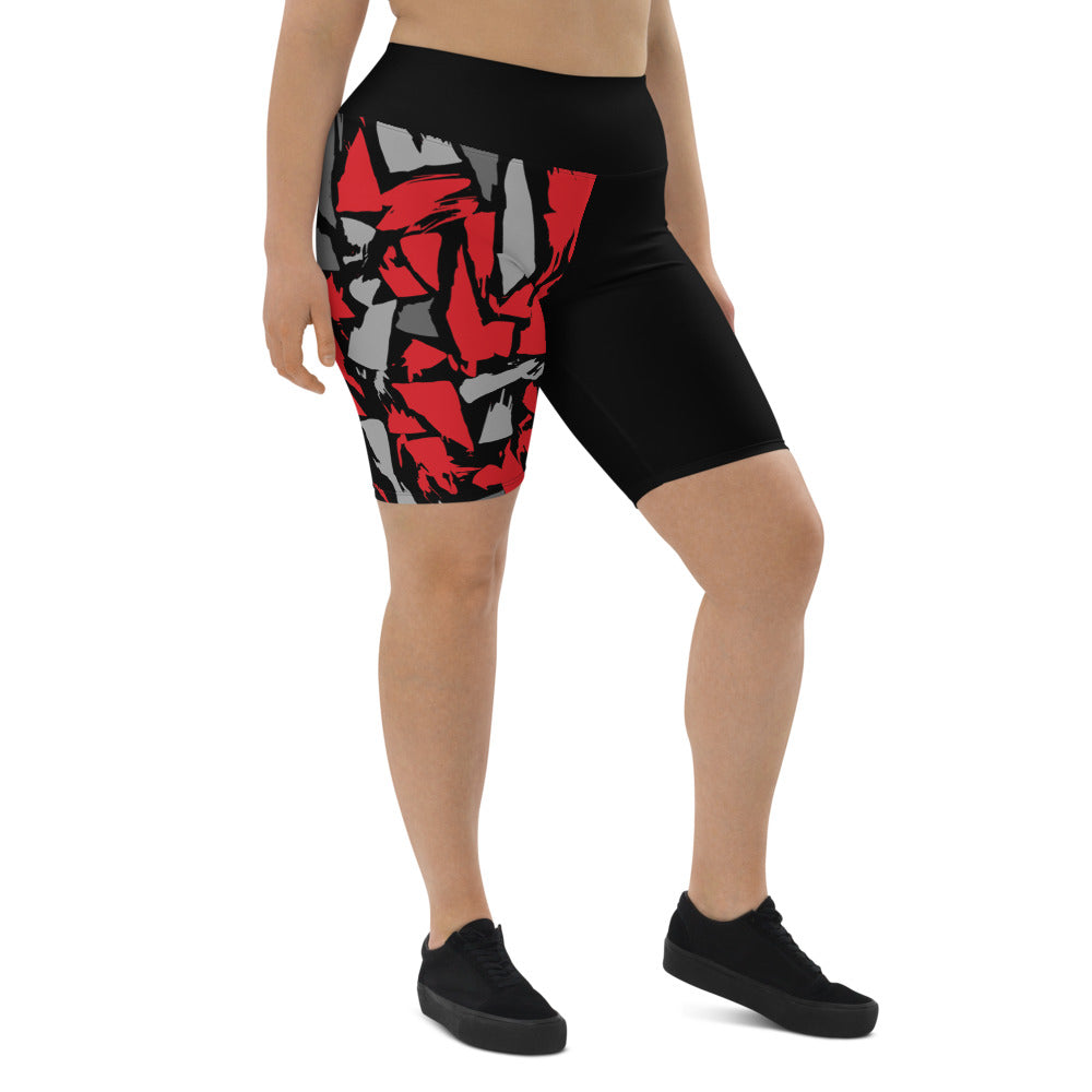 Red Camo Women's Pro Shorts