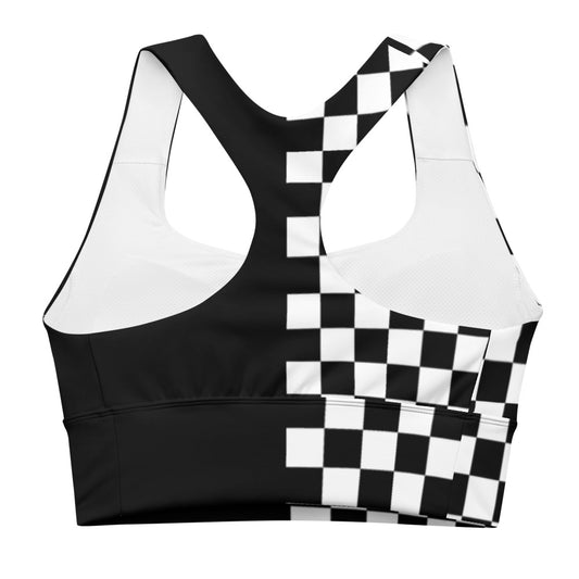 Racer sports bra