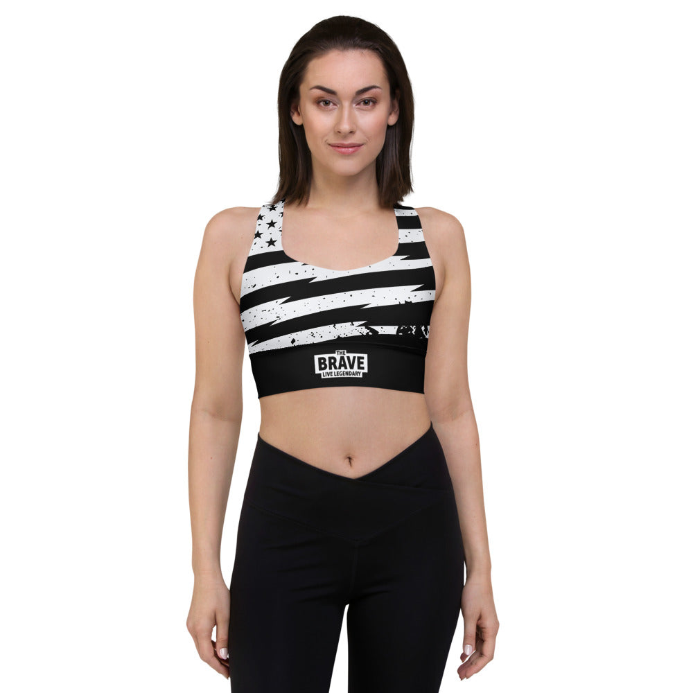 The BRAVE Longline sports bra