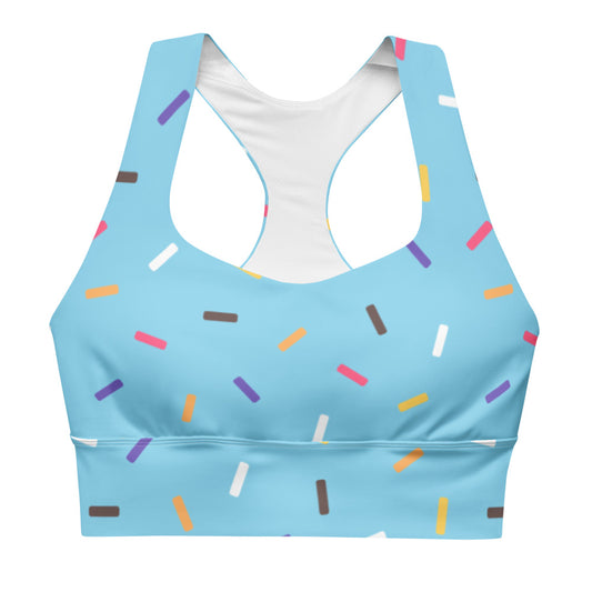 Sprinkles longline sports bra