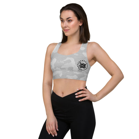 Ice Camo longline sports bra (Ambassador Exclusive)