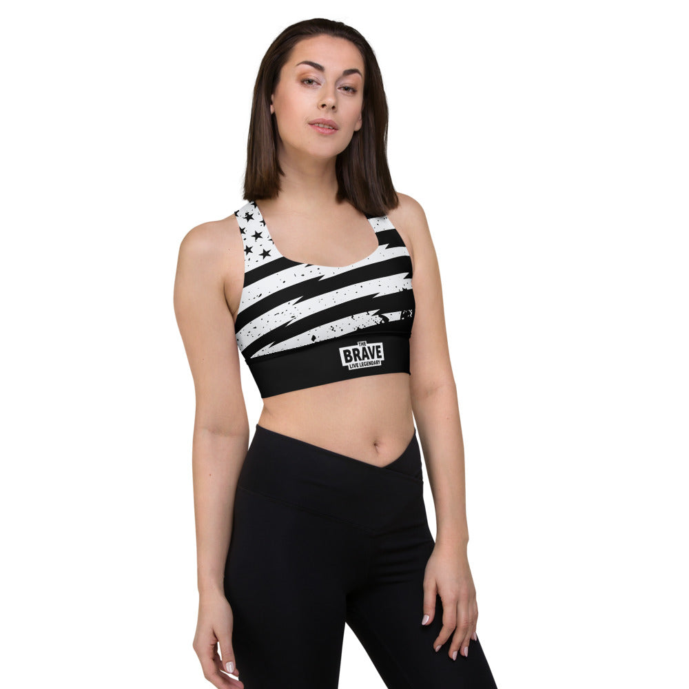 The BRAVE Longline sports bra