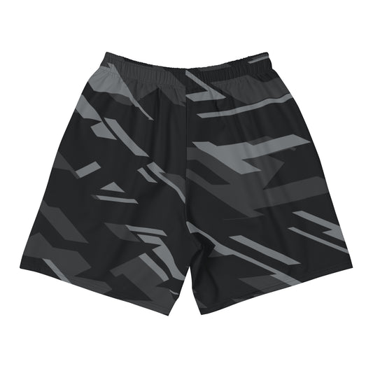 Dark Camo Men's Athletic Long Shorts