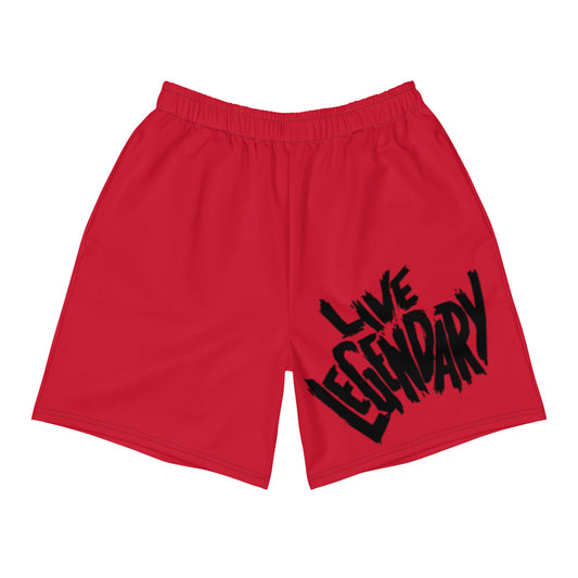 Live Legendary Legacy Red Men's Shorts