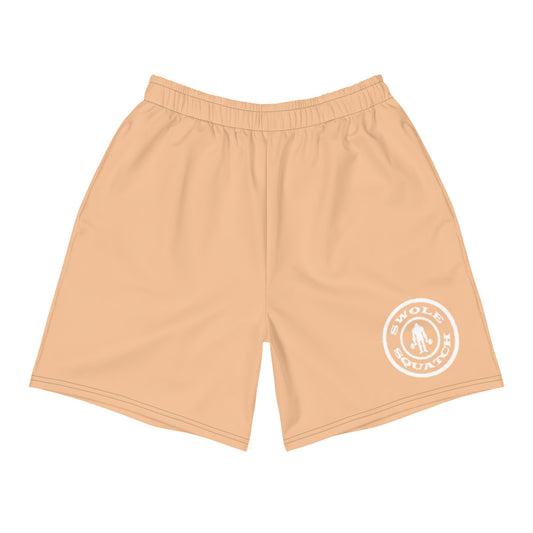 Peach Old School Men's Athletic Long Shorts