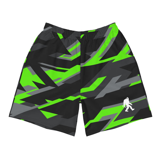 Electric Camo Men's Athletic Long Shorts