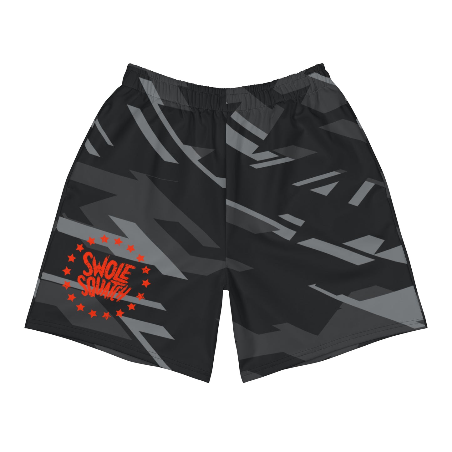 Dark Camo Men's Athletic Long Shorts