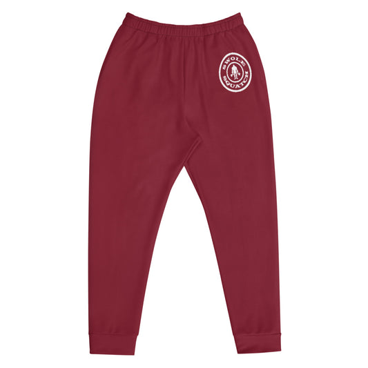 Burgundy Old School Men's Joggers