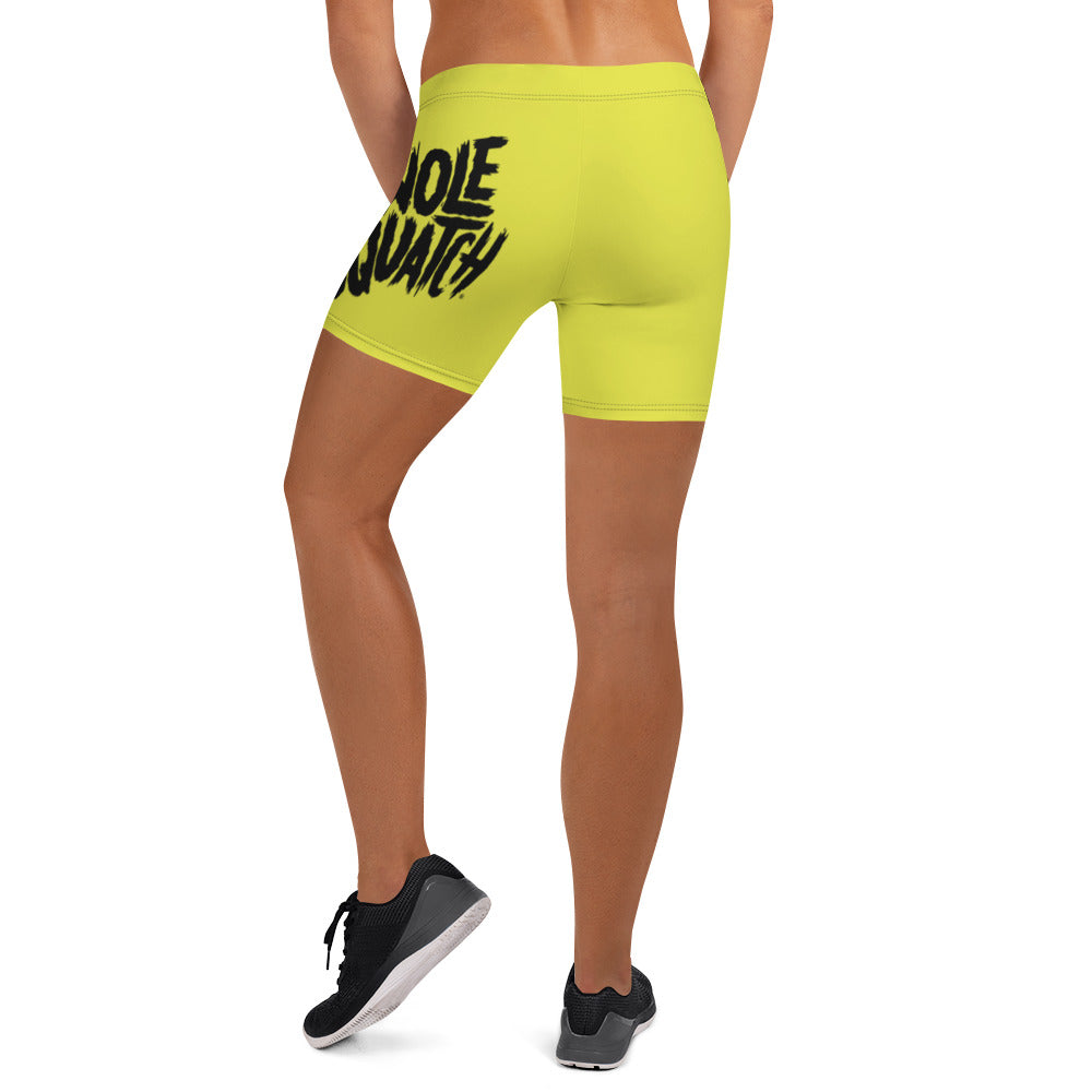 Neon Wrap-Around Women's Athletic Shorts