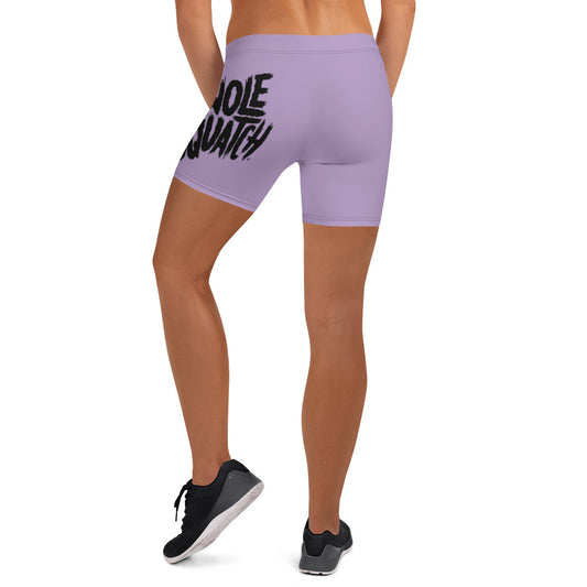 Lilac Wrap-Around Women's Athletic Shorts