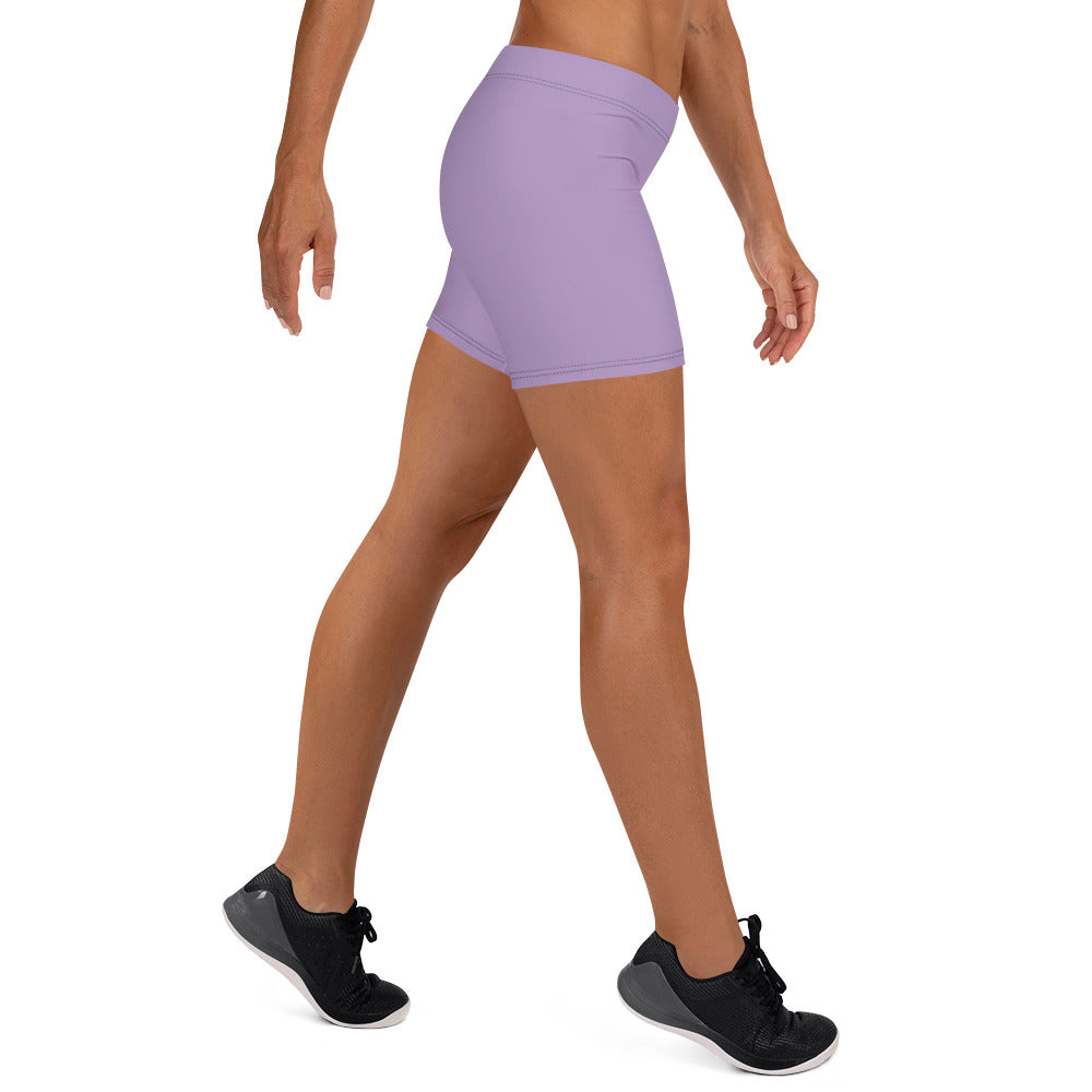 Lilac Wrap-Around Women's Athletic Shorts