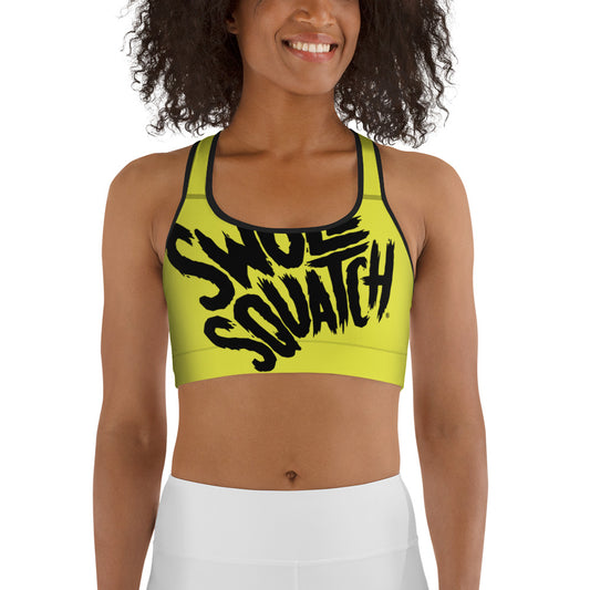 Neon Wrap-Around sports bra