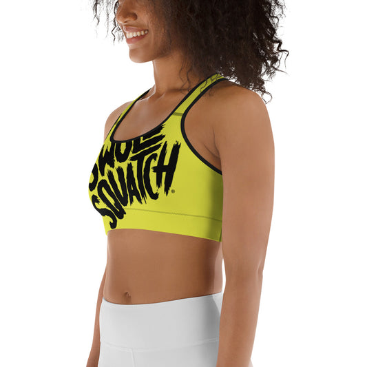 Neon Wrap-Around sports bra