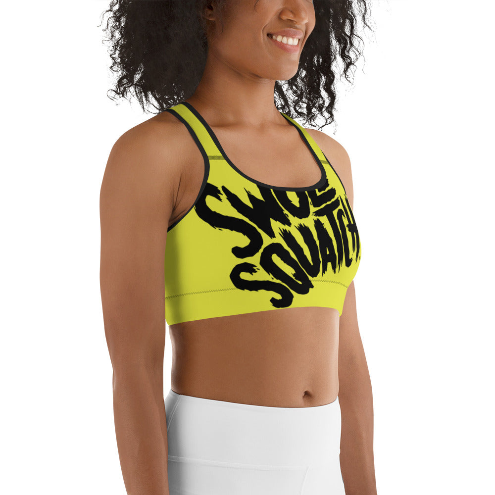 Neon Wrap-Around sports bra