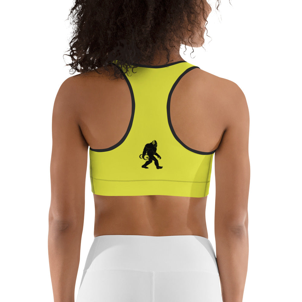 Neon Wrap-Around sports bra