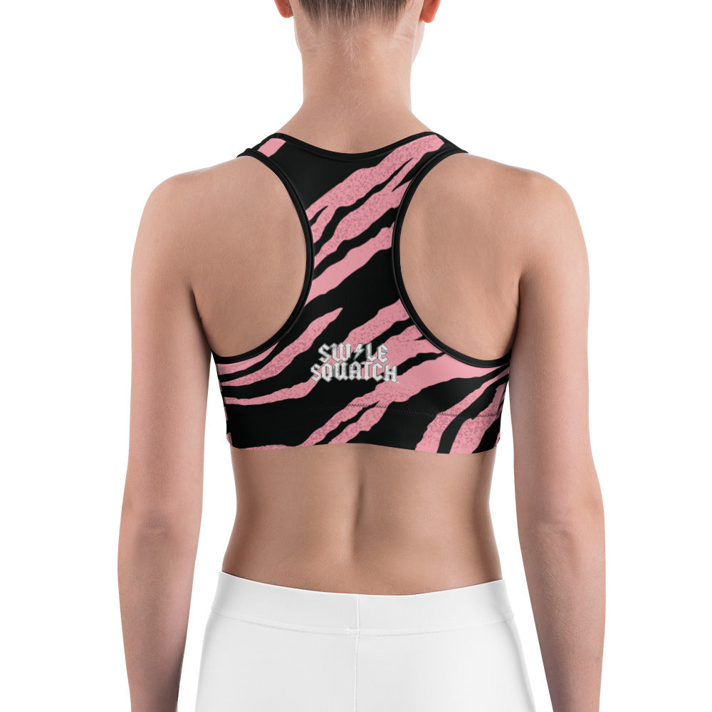 Rose Tiger sports bra