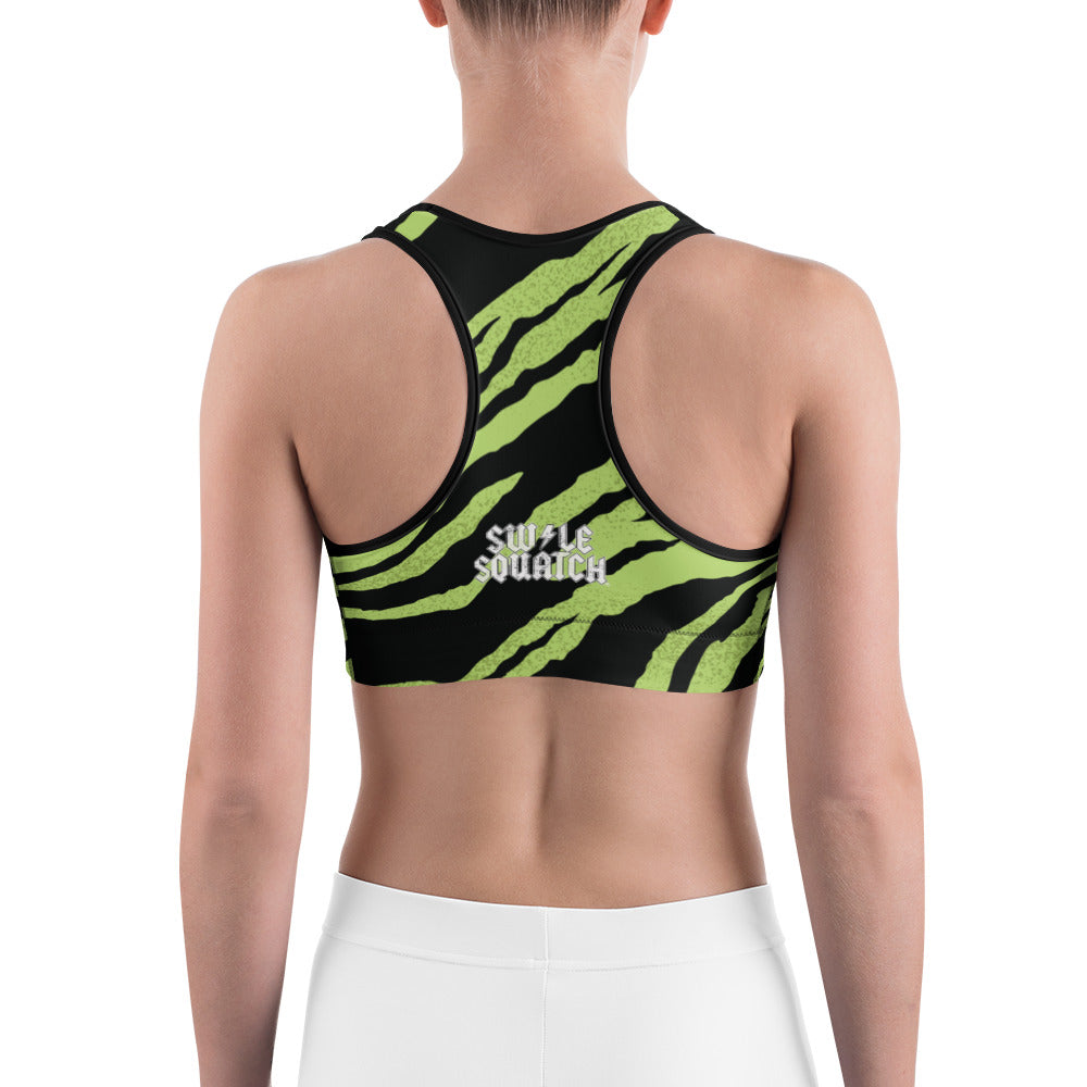 Emerald Tiger sports bra