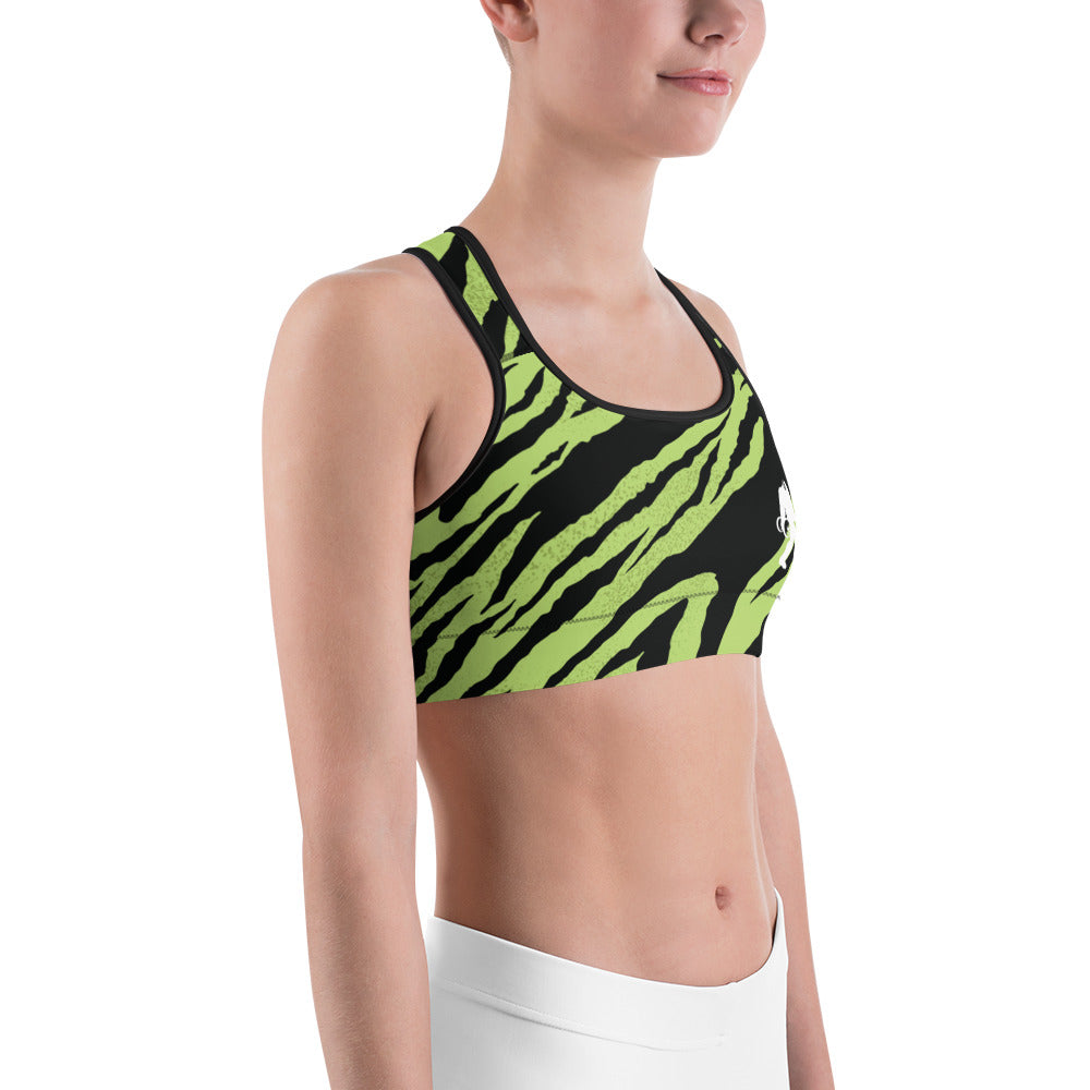 Emerald Tiger sports bra