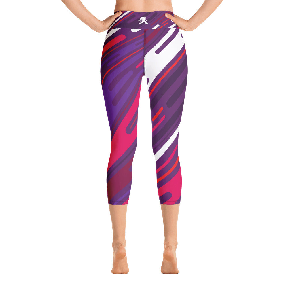 Distracted Yoga-style Capri Leggings