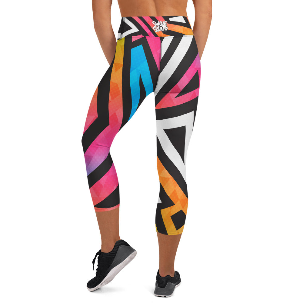 Fresh Prints Yoga Capri Leggings