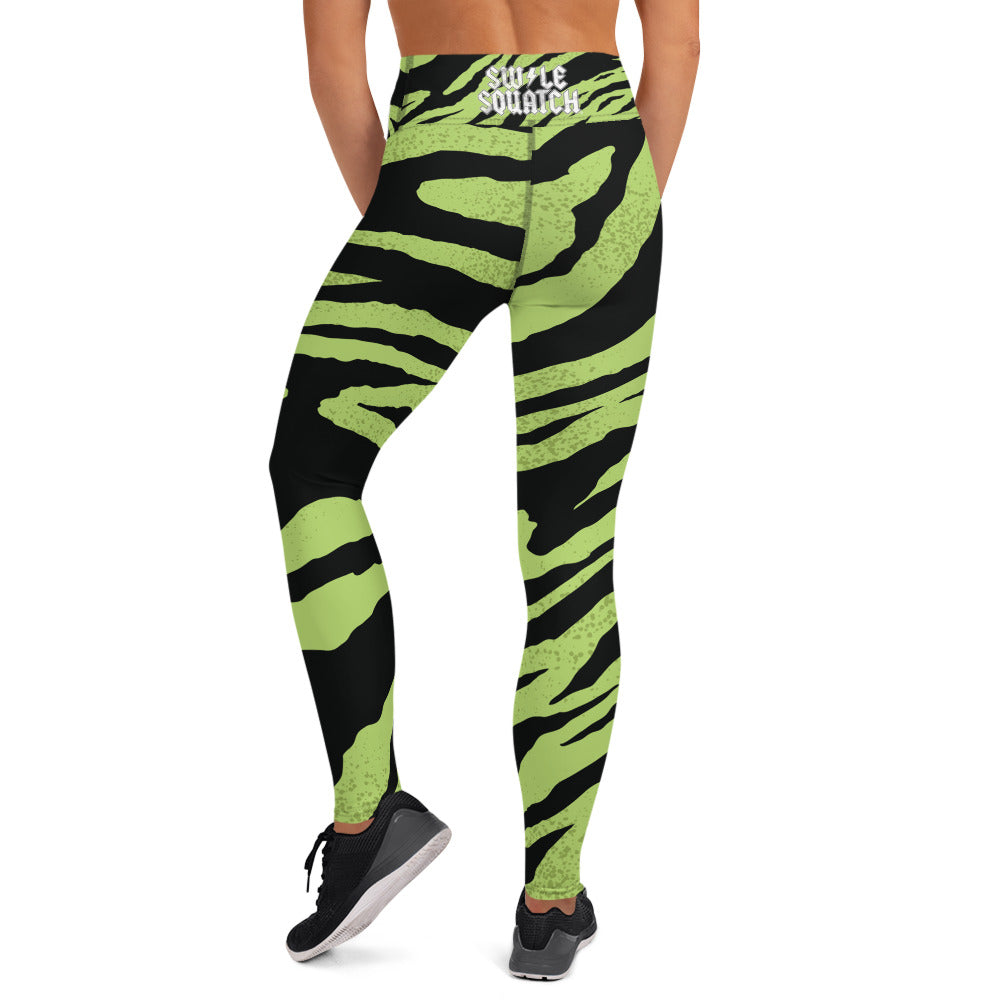 Emerald Tiger yoga Leggings