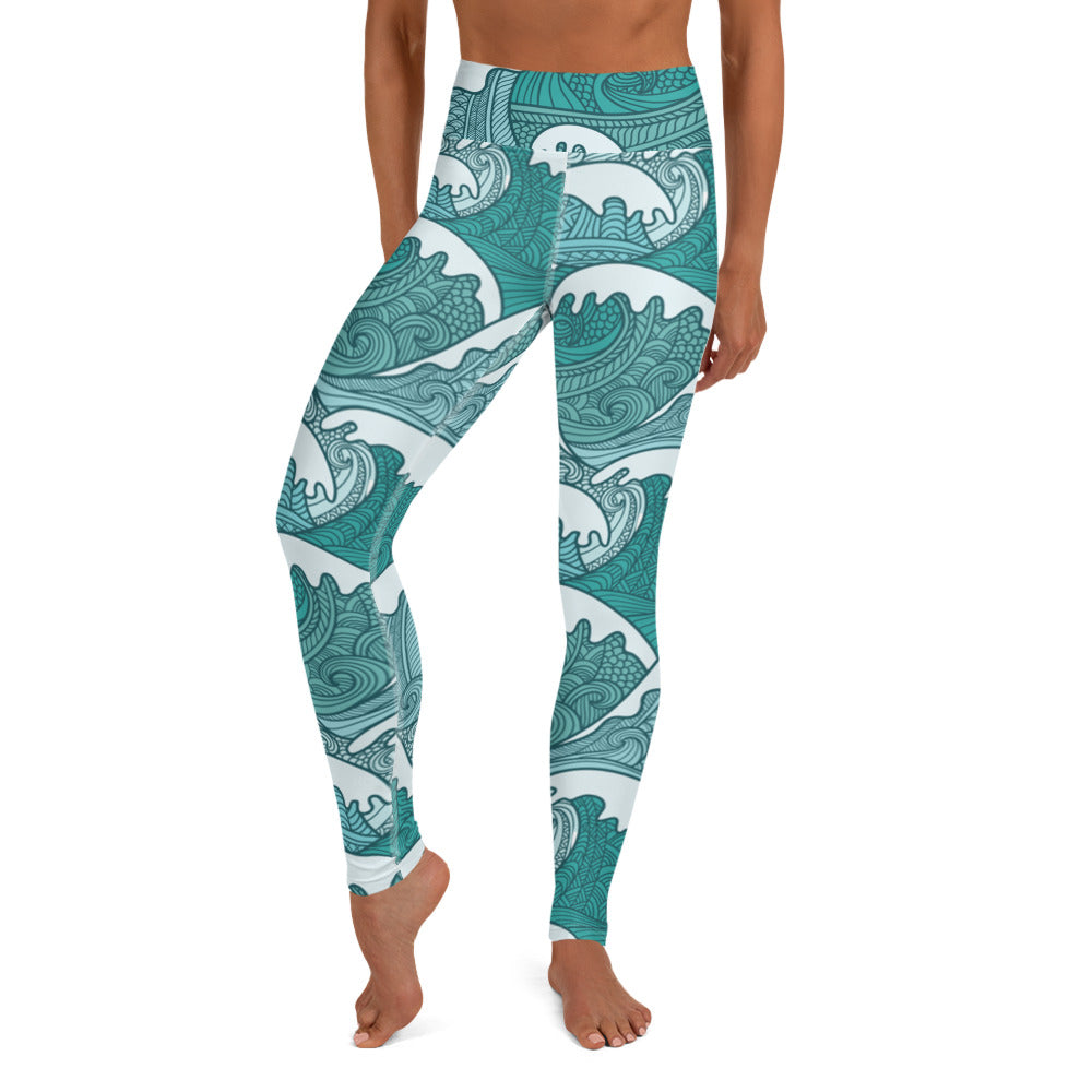 Tsunami Yoga Leggings