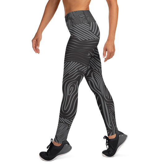 Fingerprint Yoga Leggings