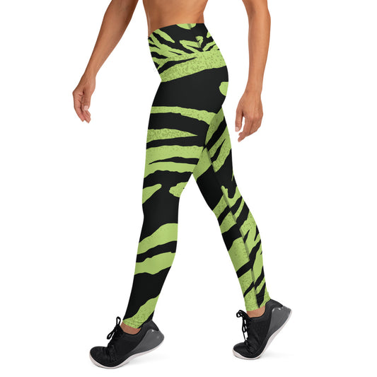 Emerald Tiger yoga Leggings