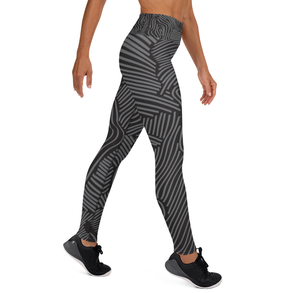 Fingerprint Yoga Leggings