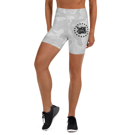 Ice Camo Women's Yoga Shorts Ambassador Exclusive