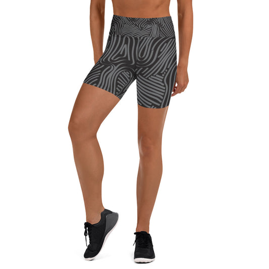 Fingerprint Yoga Shorts