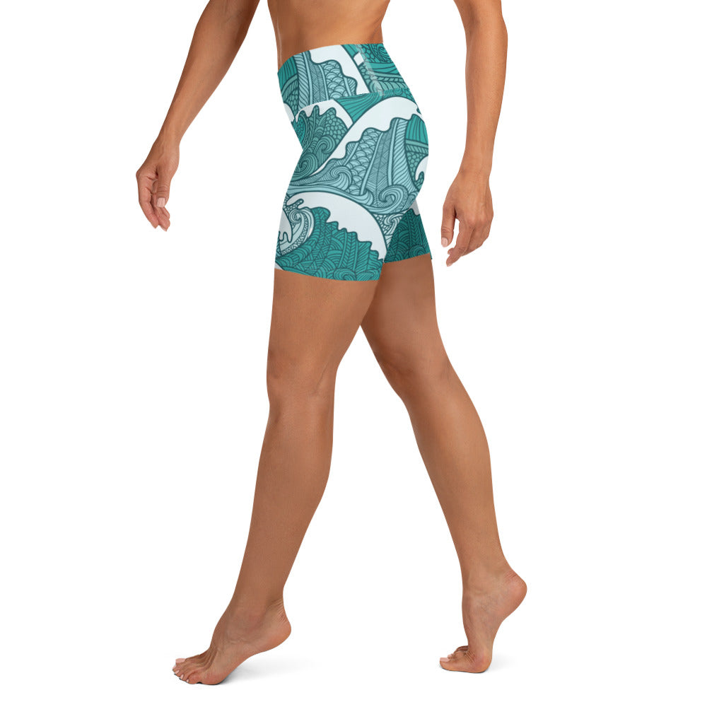 Tsunami Yoga Shorts