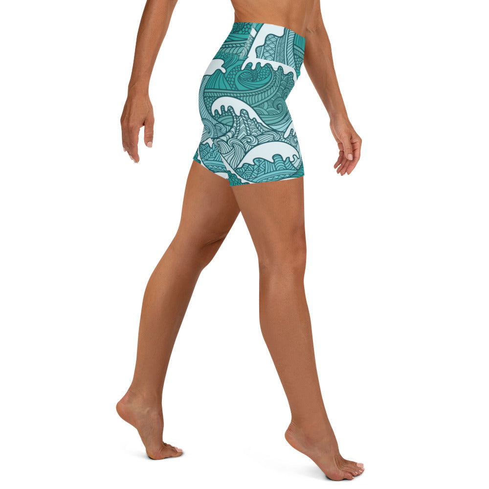 Tsunami Yoga Shorts