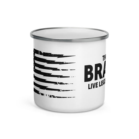 The Brave Flag Enamel Mug