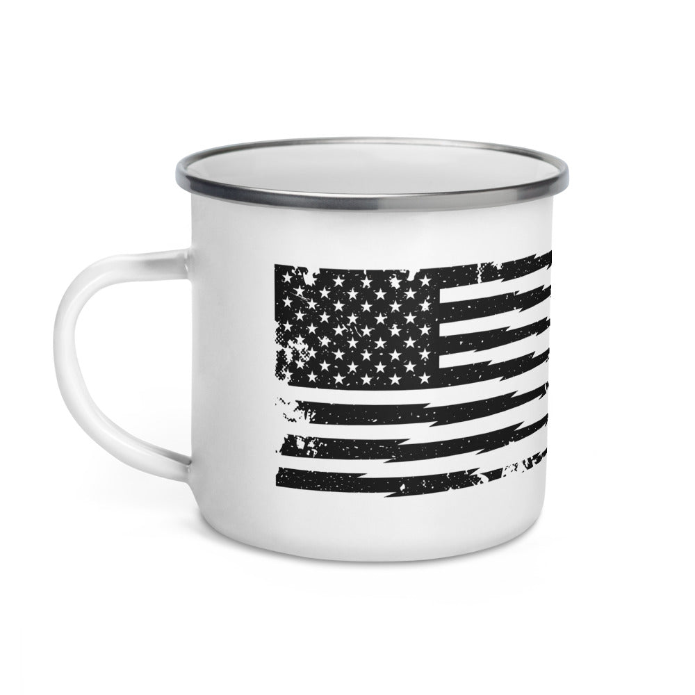 The Brave Flag Enamel Mug