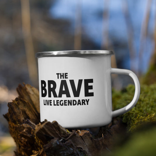 The Brave Flag Enamel Mug