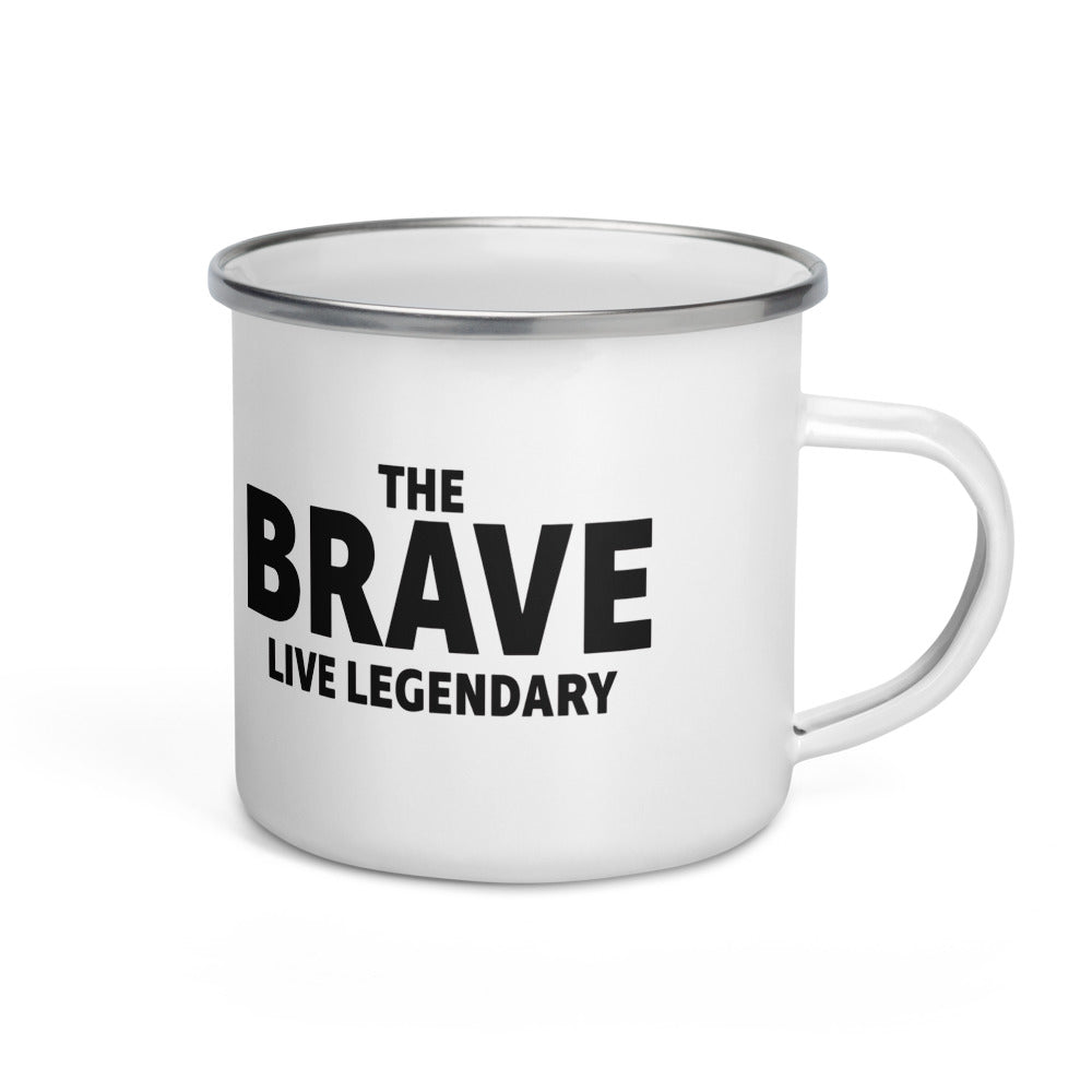 The Brave Flag Enamel Mug