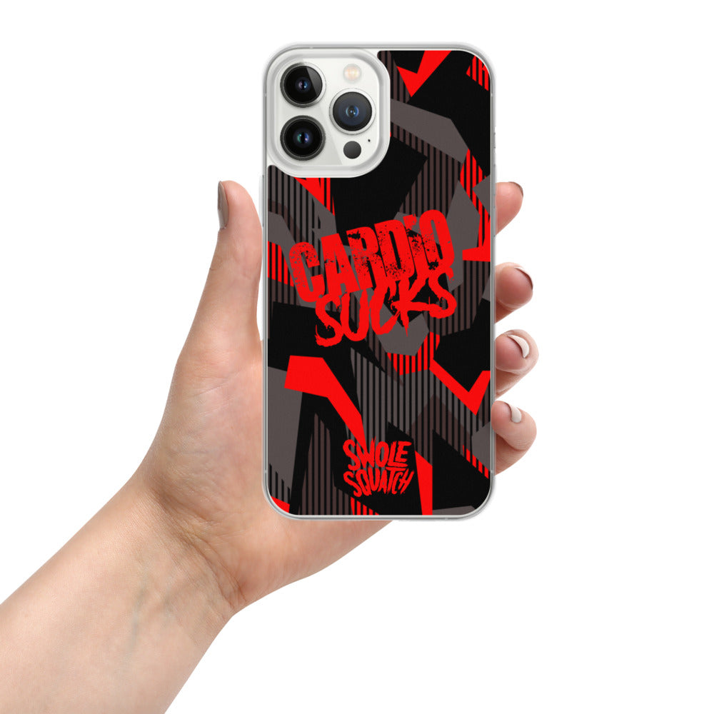 Cardio Sucks iPhone Case