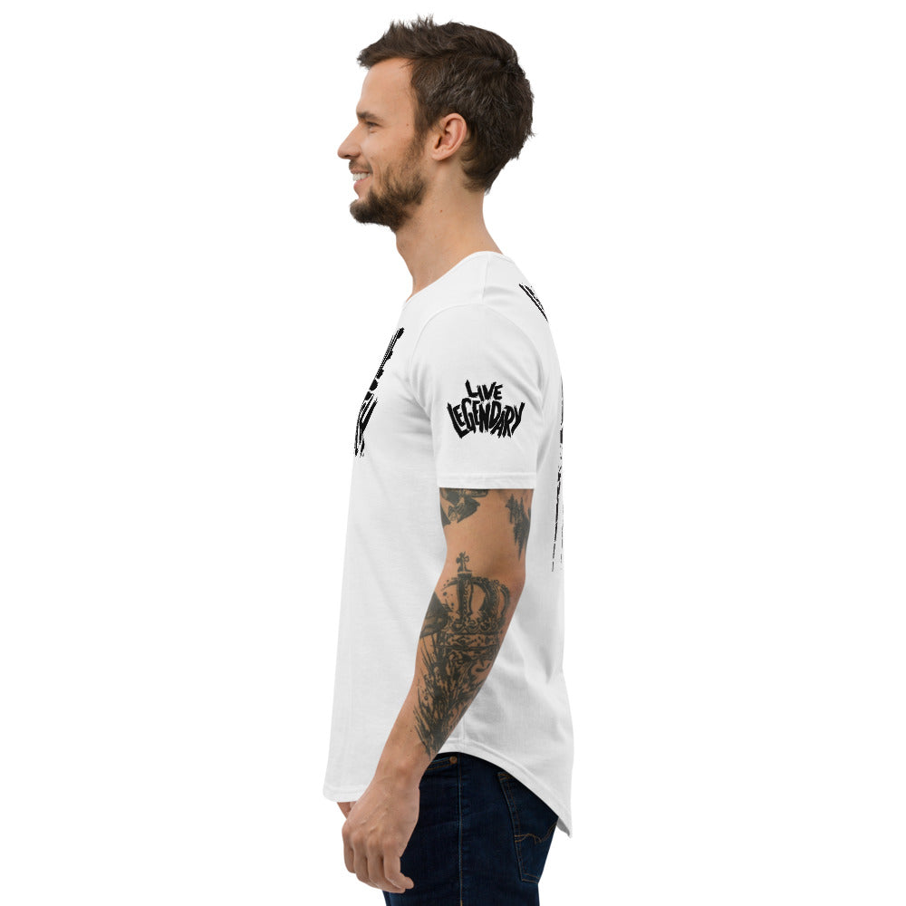 FLAG Men's Curved Hem T-Shirt