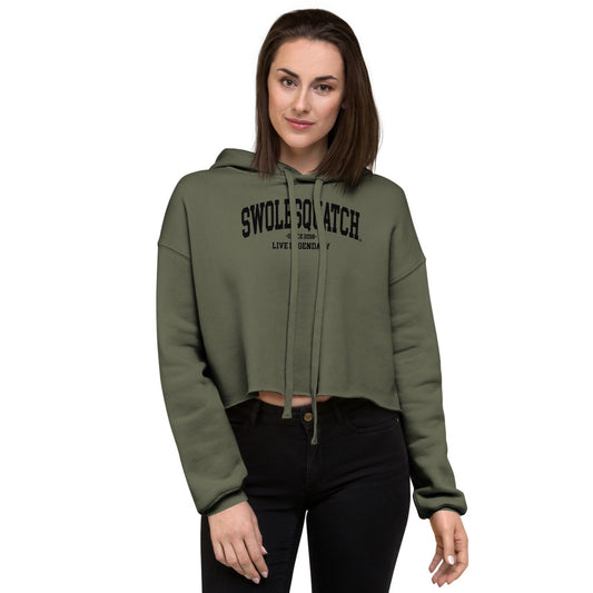 Collegiate Style Women's Crop Hoodie