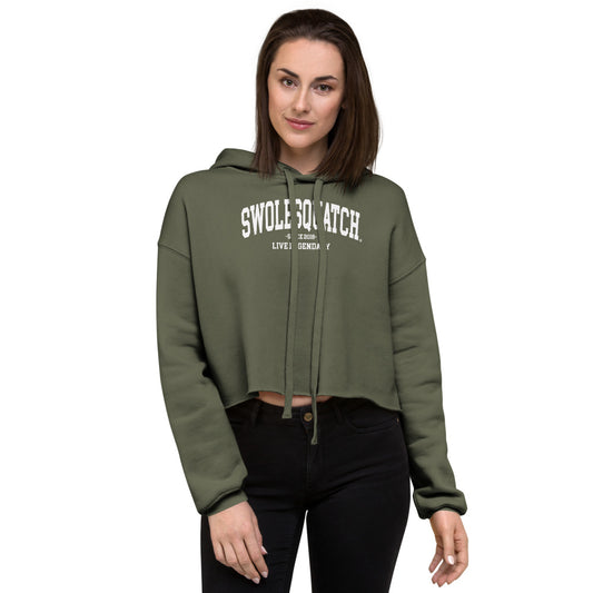 Collegiate Style Crop Hoodie