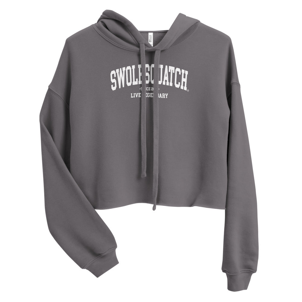 Collegiate Style Crop Hoodie