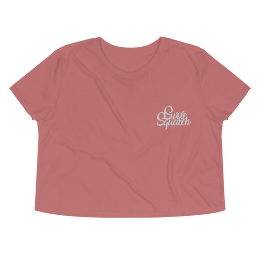 Cursive Women's Crop Tee