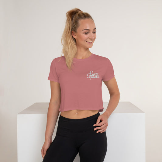 Cursive Women's Crop Tee